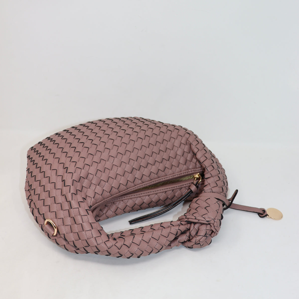 JODIE LUX, BORSA A MANO CON TRACOLLA INTRECCIATA, CON NODO, ELEGANTE, CLASSIC, CHIC