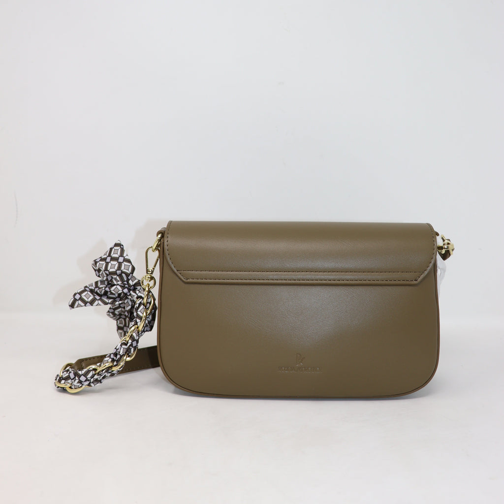 BORSA A SPALLA CON TRACOLLA, CON FIOCCO